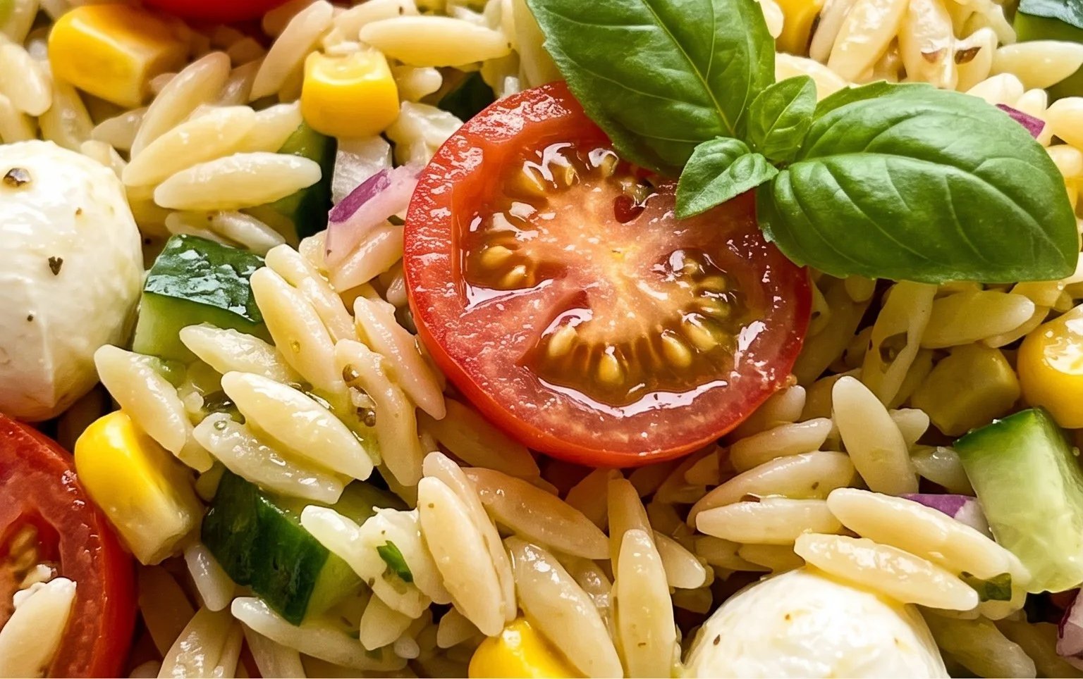 Summer Orzo Pasta Salad